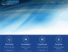 Tablet Screenshot of comadebg.com.br
